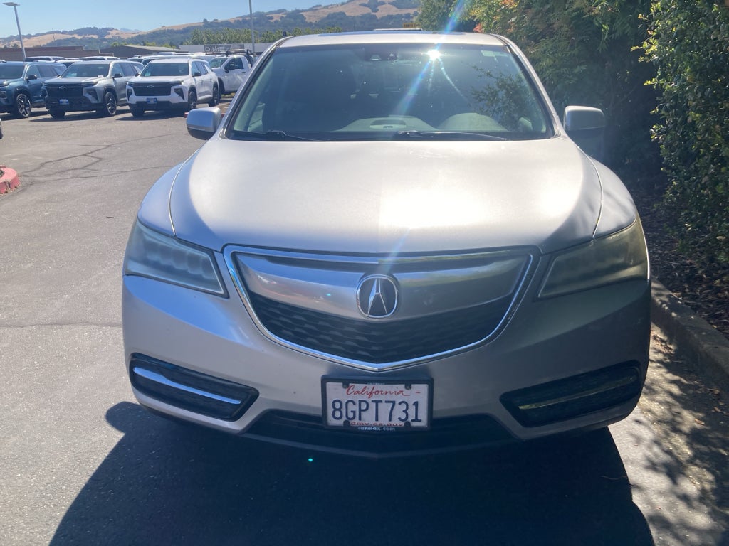 Used 2015 Acura MDX Technology Package with VIN 5FRYD3H44FB008658 for sale in Santa Rosa, CA