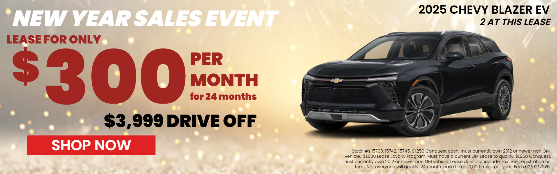 BLAZER EV LEASE OFFERS AT PLATINUM CHEVROLET