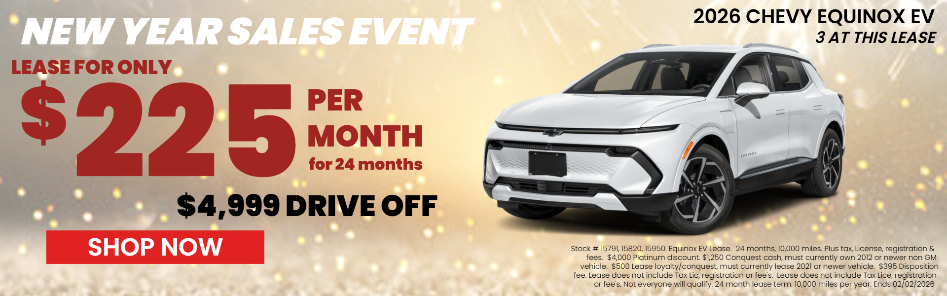 EQUINOX EV LEASE OFFERS AT PLATINUM CHEVROLET