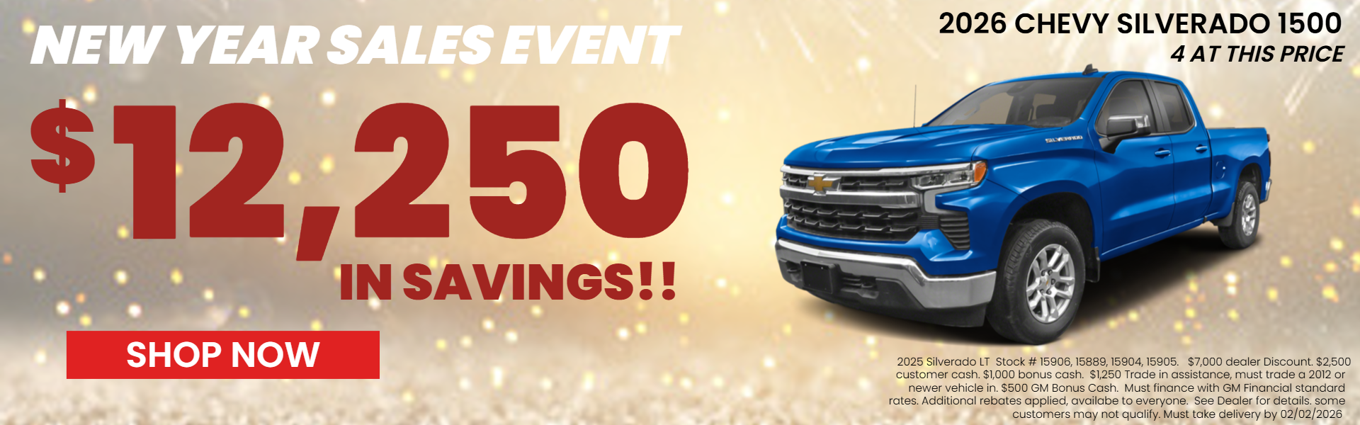 SILVERADO 1500 OFFERS AT PLATINUM CHEVROLET