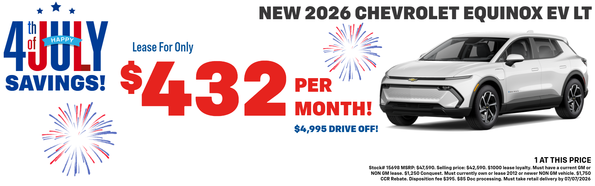 EQUINOX EV LEASE OFFER AT PLATINUM CHEVROLET