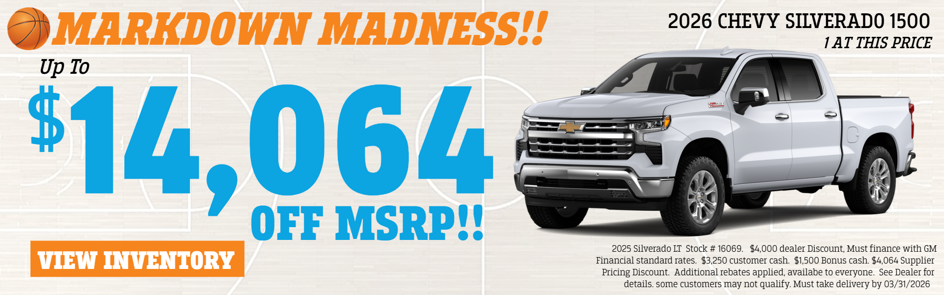 SILVERADO 1500 OFFERS AT PLATINUM CHEVROLET