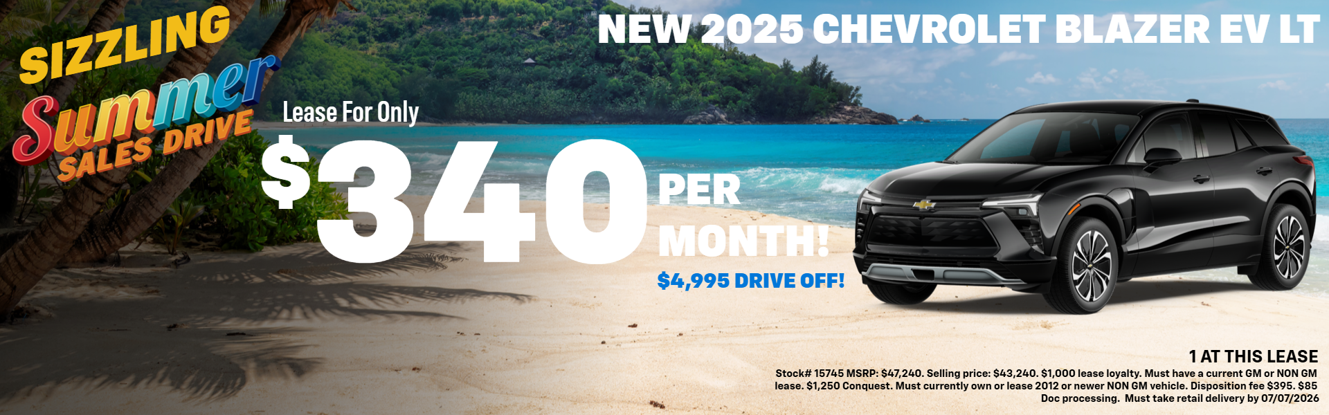 BLAZER EV LEASE OFFER AT PLATINUM CHEVROLET