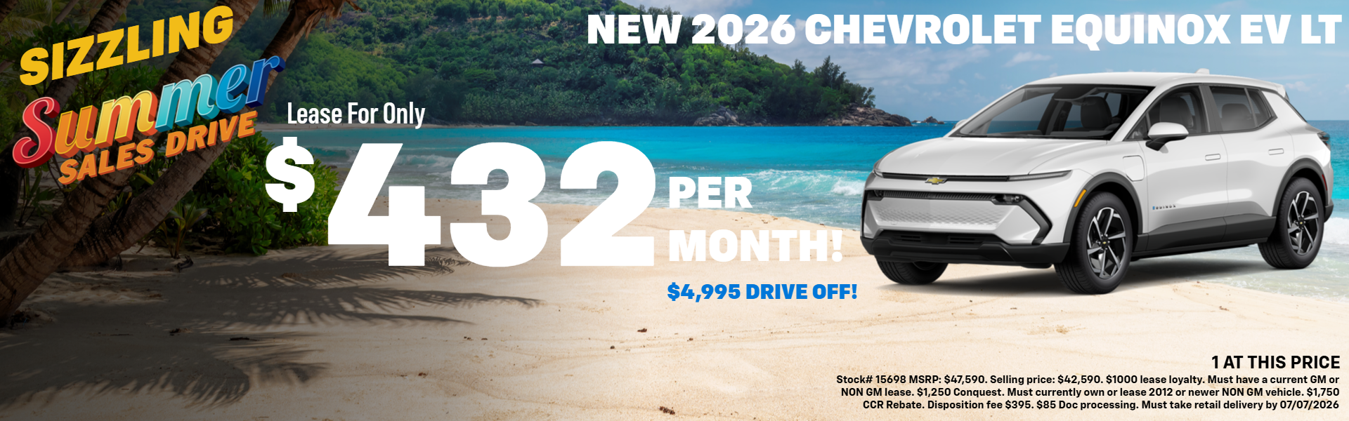 EQUINOX EV LEASE OFFER AT PLATINUM CHEVROLET