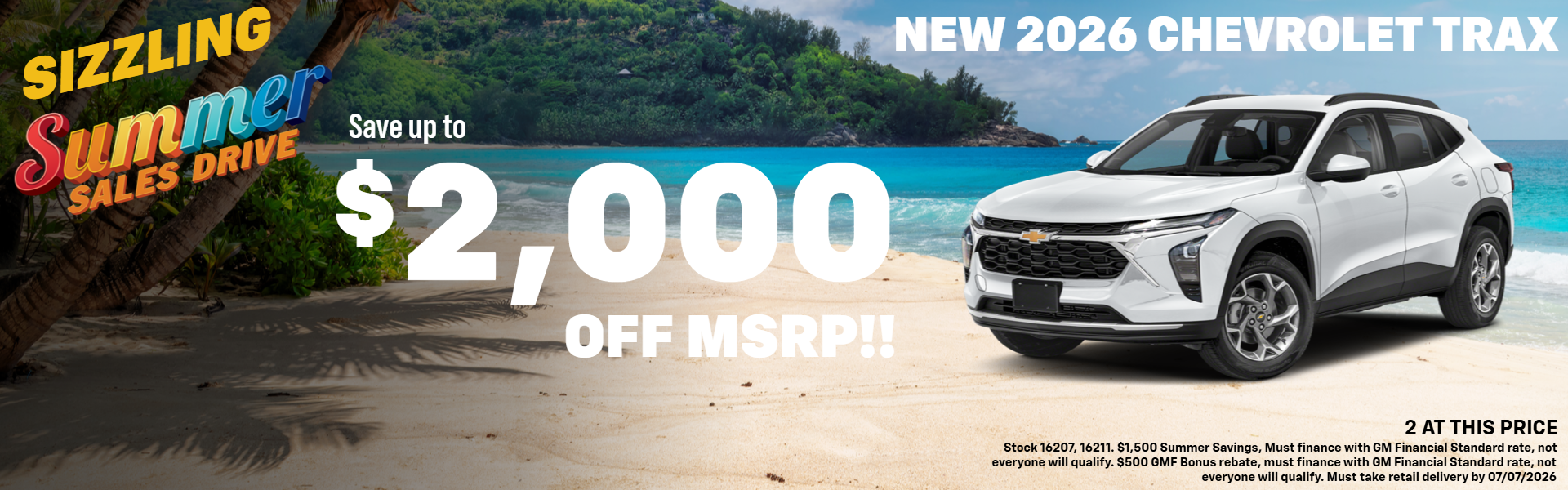 TRAX OFFER FROM PLATINUM CHEVROLET